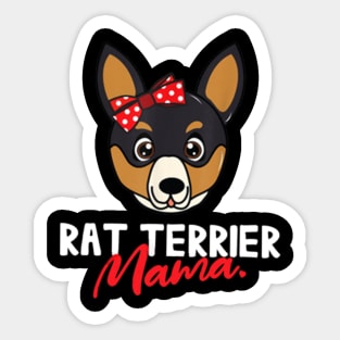 Rat Terriers Mama Sticker